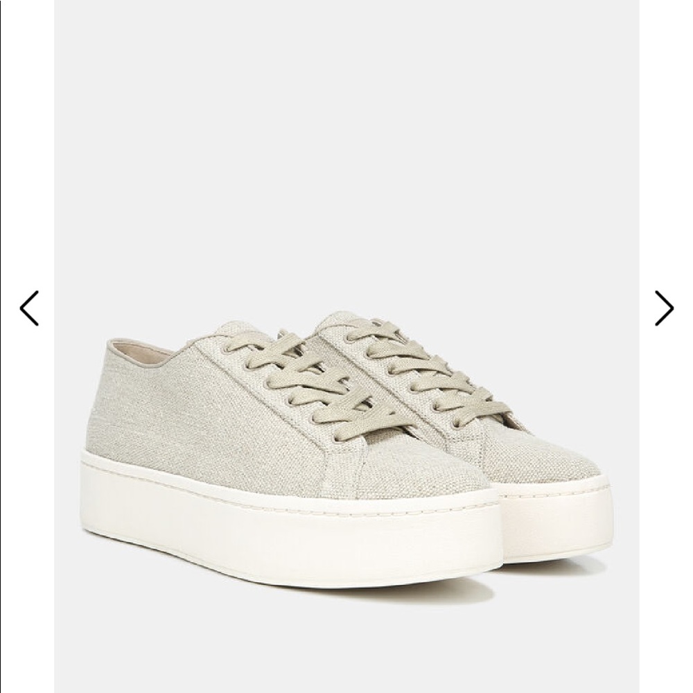 NWOT 9.5 Vince Weber Sneaker in Linen